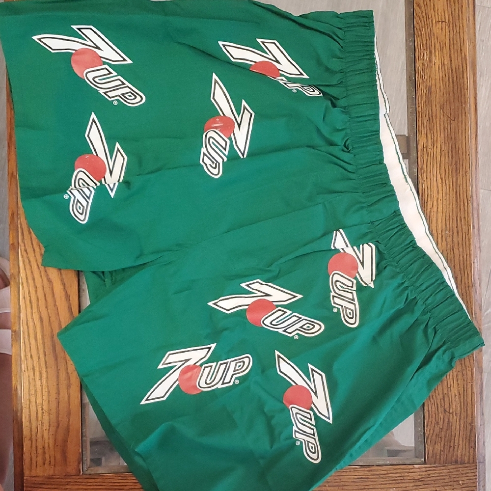 7UP Logo Green Boxer Shorts- New